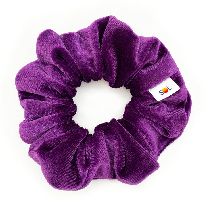 Luxe Velvet Scrunchie | ultraviolet purple