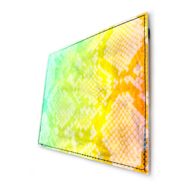 Vaccine Card Holder | holographic snakeskin