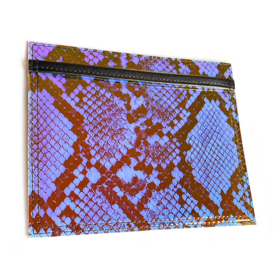 Vaccine Card Holder | holographic snakeskin