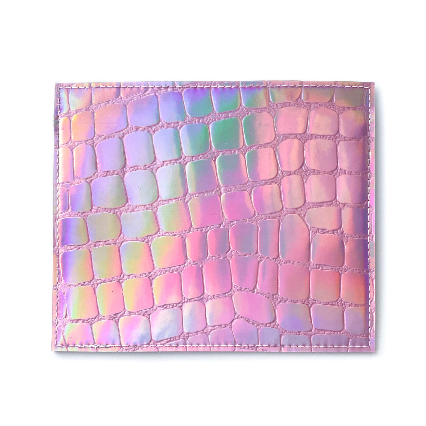 Vaccine Card Holder | lilac holographic croc