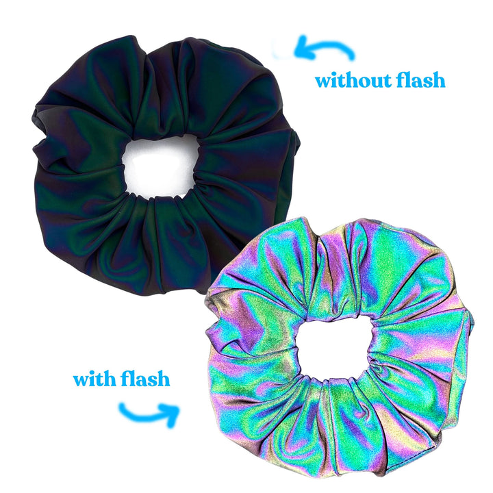 Reflective Scrunchie | rainbow