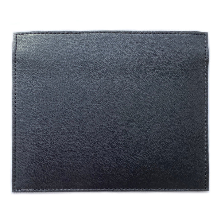 Vaccine Card Holder | black faux leather