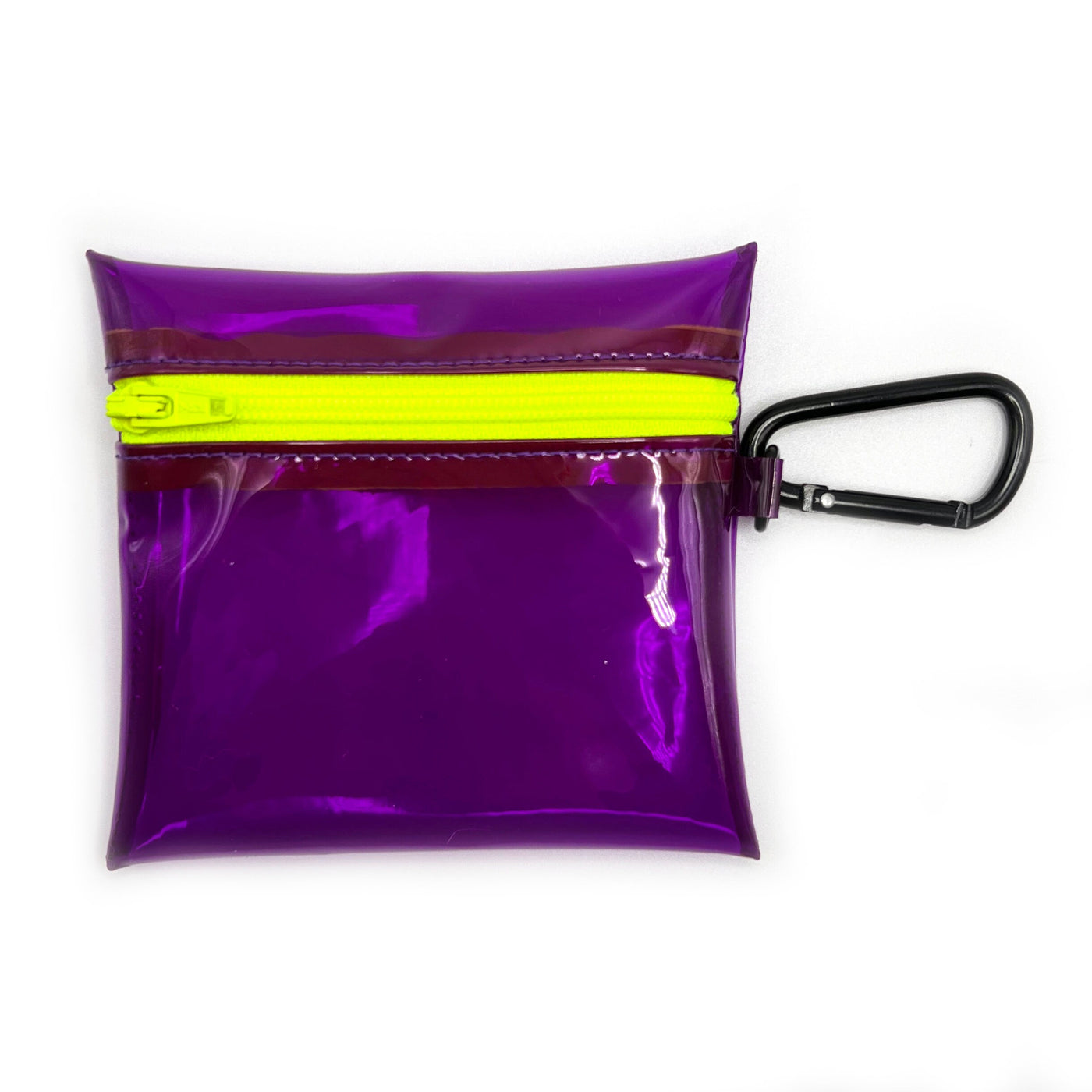 Transparent Purple Coin Pouch