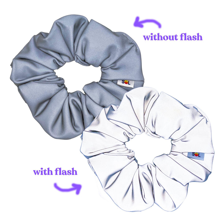 Reflective Scrunchie | silver