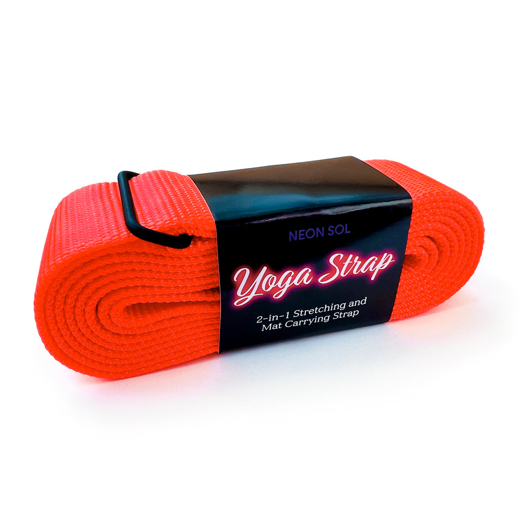 2-in-1 Yoga Strap | neon orange