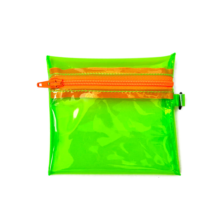 Transparent Coin Pouch | neon green